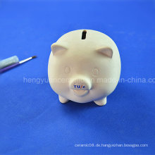 DIY Kinder Spielzeug der unlackierten preiswerten keramischen Piggy Bank